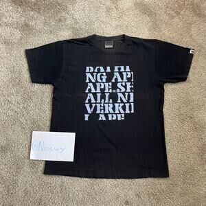 Authentic Bape 2000's Static Tee XL
